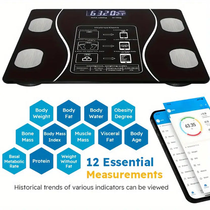 Smart Body Fat Scale with Body Composition Analysis