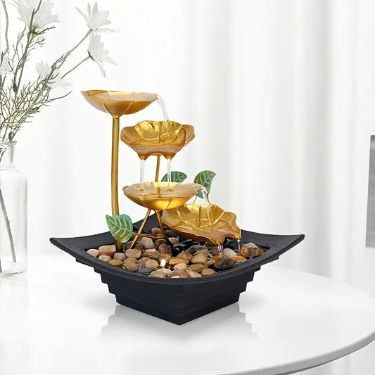 Tabletop Fountain with Natural Rocks
