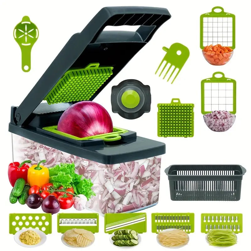 14-Piece Vegetable Chopper Kitchen Set