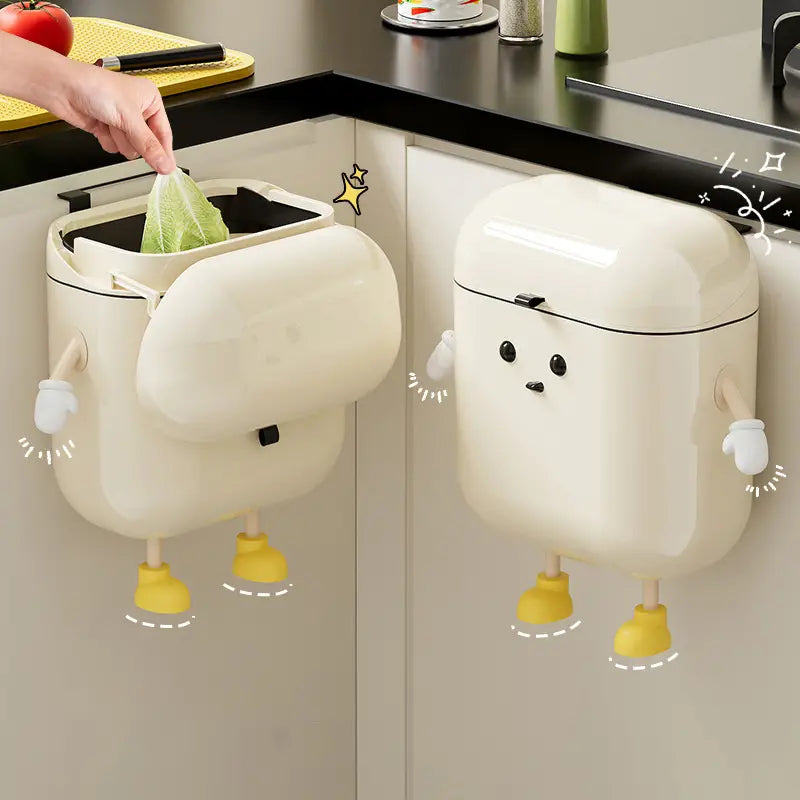 Cute Cartoon Hanging Trash Can