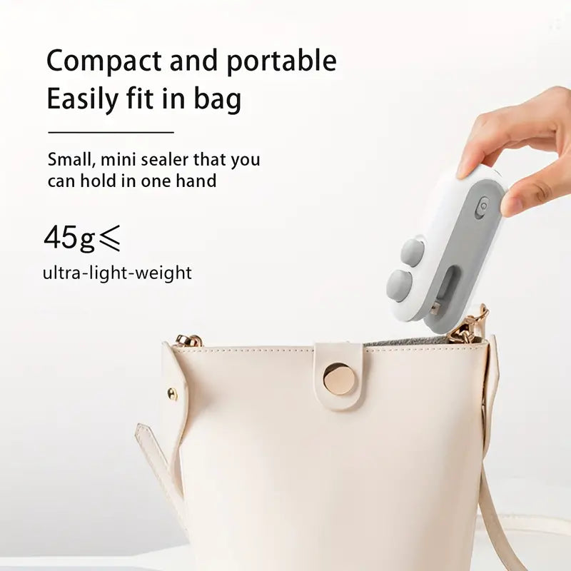 Rechargeable 2-in-1 Mini Bag Sealer