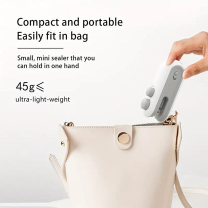 Rechargeable 2-in-1 Mini Bag Sealer
