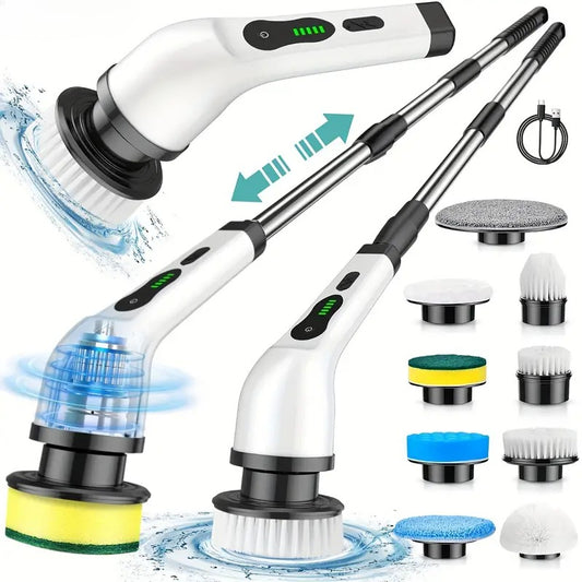 2600mAh Electric Cleaning Brush Set